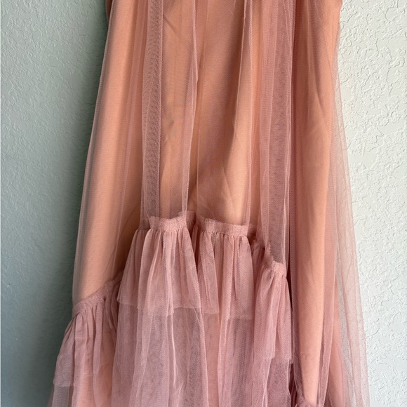 Joyfolie Girls Pink Fay Tulle High-Low Party Dress - Picture 3 of 8